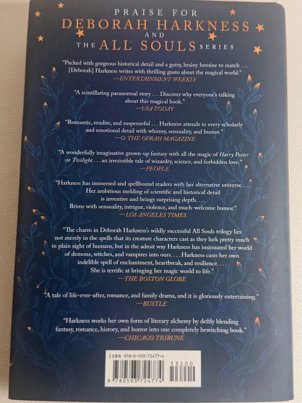 The Black Bird Oracle Hardcover Book Deborah Harkness 2024 1st Edition Like New